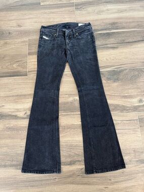 Charcoal Diesel Lowky B.C. Low Rise Jeans